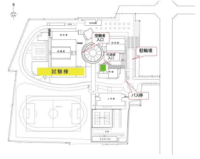 試験会場案内図