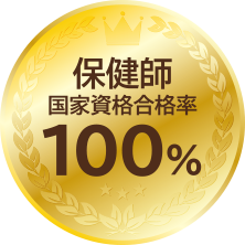 保健師国家資格合格率100%